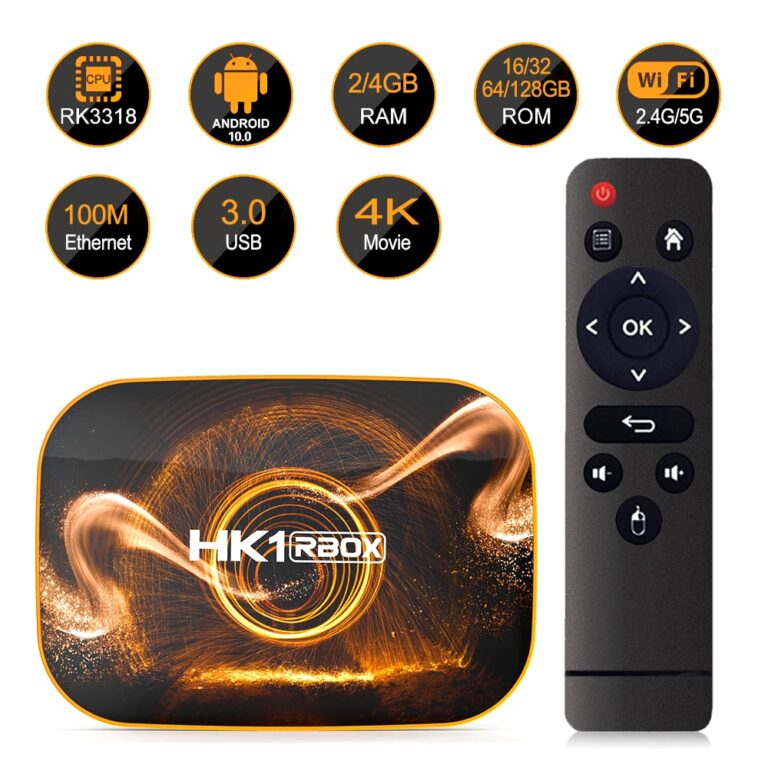 HK1 RBox me sistem Android 10 TV Box Smart 4K