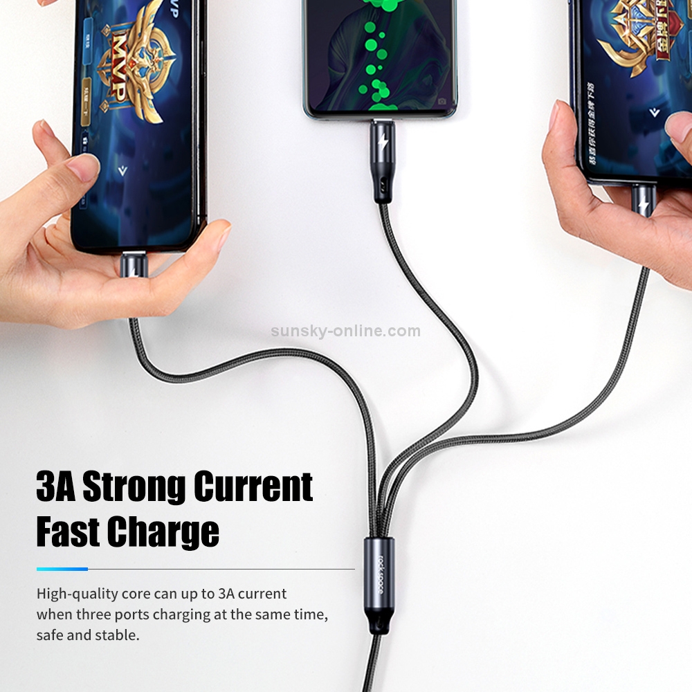 Kabell karikimi 3 ne 1 Awei CL-972 Multi charging shitje online ibuy al