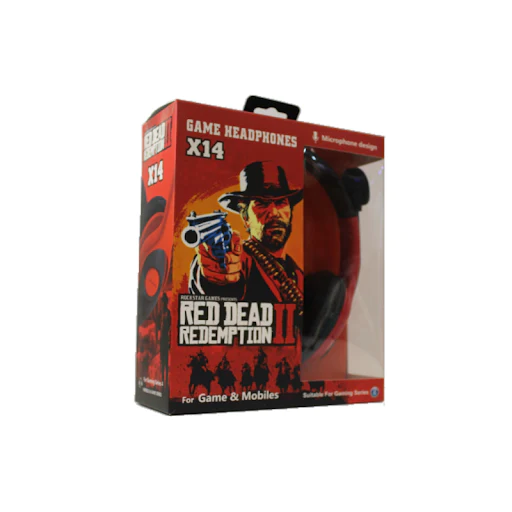 Kufje Gaming Headphones X14 Red Dead Games vli ne ibuy al