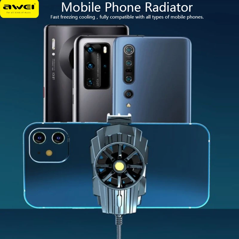 Mini ftohes per celulare Awei X31 Phone Radioator bli online ne ibuy al