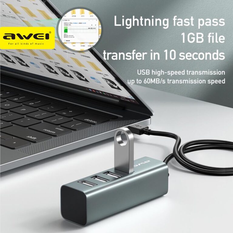 USB Hub me 4 porta Transmetues Awei CL-122