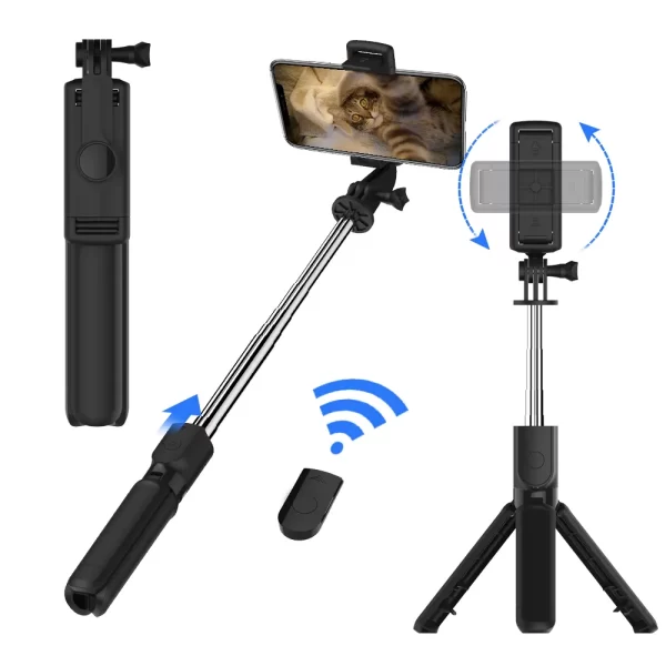 Tripod portativ wireless S03 Selfie stick bli online ne ibuy L